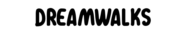 Dreamwalks font preview