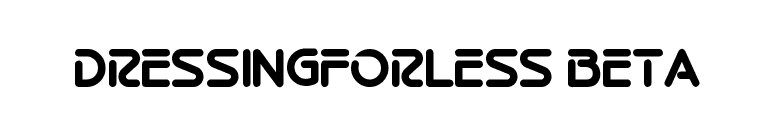 DressingForLess Beta font preview