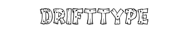 DriftType font preview