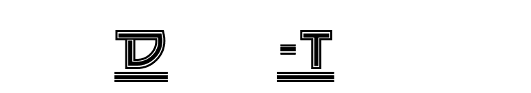 Drive-Thru font preview