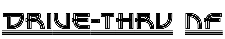 Drive-Thru NF font preview