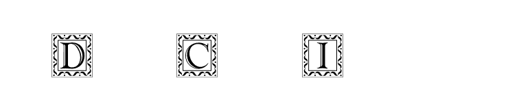 DropCapsInline font preview