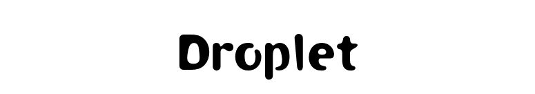 Droplet font preview