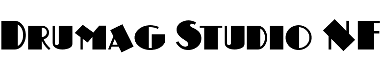 Drumag Studio NF font preview
