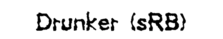 Drunker (sRB) font preview