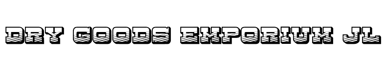 Dry Goods Emporium JL font preview