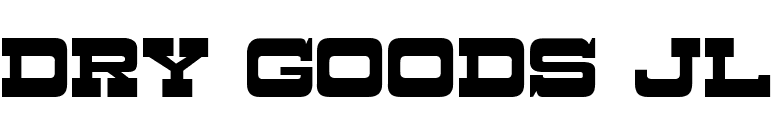Dry Goods JL font preview