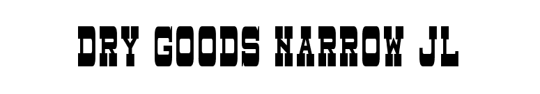 Dry Goods Narrow JL font preview