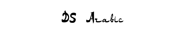 DS Arabic font preview