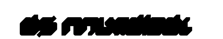 DS Mufdi3DL font preview