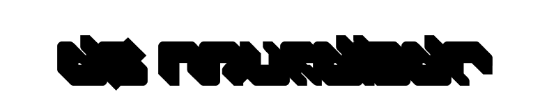DS Mufdi3DR font preview