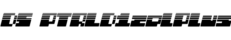DS PTRLDizelPlus font preview