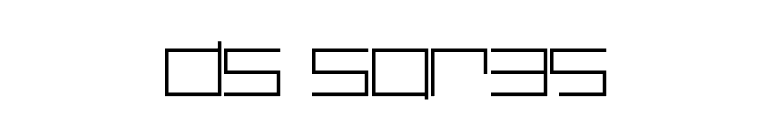 DS SQR35 font preview