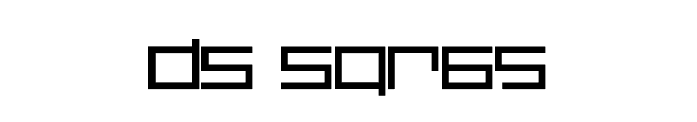 DS SQR65 font preview