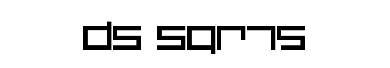 DS SQR75 font preview