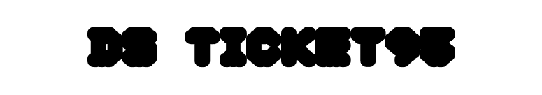 DS Ticket95 font preview