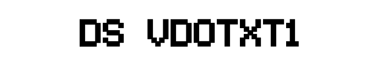 DS VDOTXT1 font preview