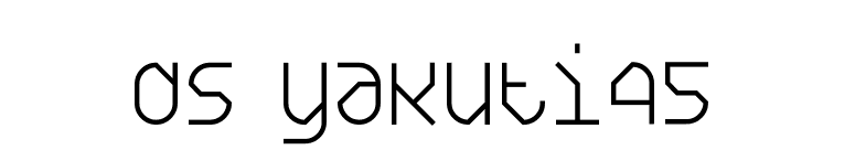 DS Yakuti45 font preview