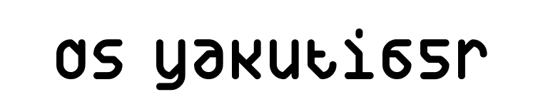 DS Yakuti65R font preview