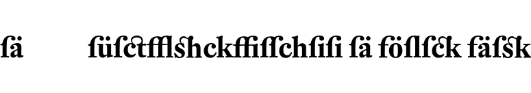 DTL Fleischmann D Bold Alt font preview