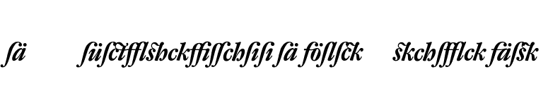 DTL Fleischmann D Bold Italic Alt font preview