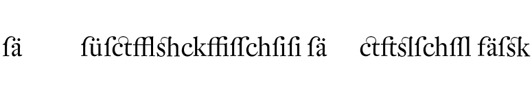 DTL Fleischmann D Regular Alt font preview