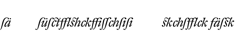DTL Fleischmann T Italic Alt font preview