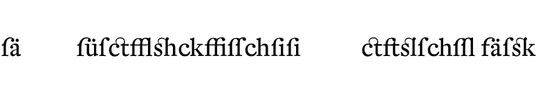 DTL Fleischmann T Regular Alt font preview