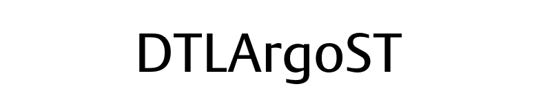 DTLArgoST font preview