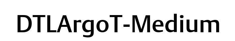 DTLArgoT-Medium font preview