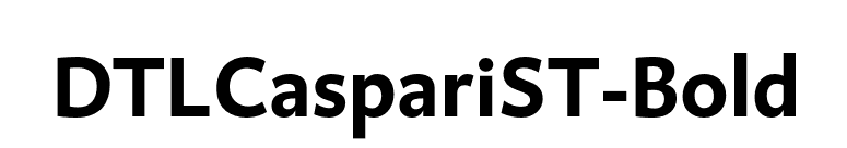 DTLCaspariST-Bold font preview