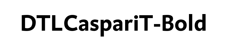 DTLCaspariT-Bold font preview