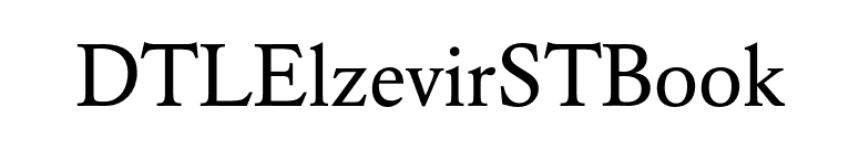 DTLElzevirSTBook font preview