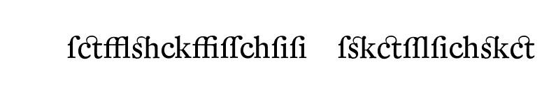 DTLFleischmannTAlternate font preview