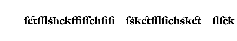 DTLFleischmannTAlternate-Bold font preview