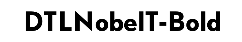 DTLNobelT-Bold font preview