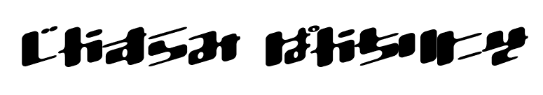 Dtron Italic font preview