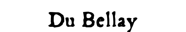 Du Bellay font preview