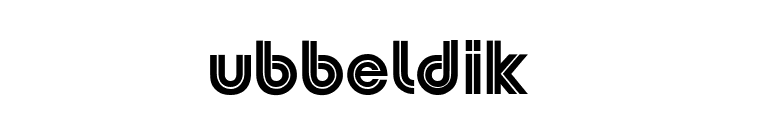 Dubbeldik MN font preview