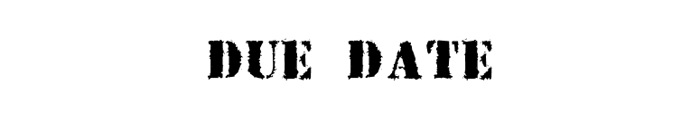 Due Date font preview