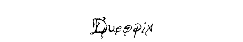 Dueopix font preview