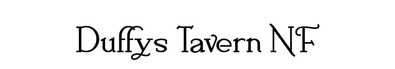 Duffys Tavern NF font preview