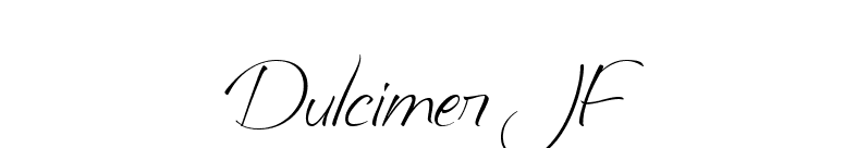 Dulcimer JF font preview