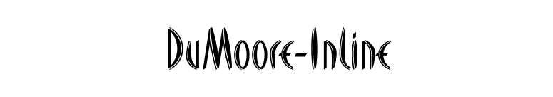 DuMoore-Inline font preview