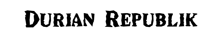 Durian Republik font preview