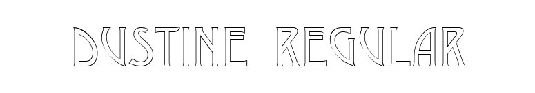 Dustine Regular font preview