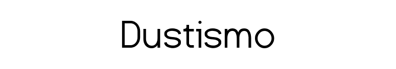 Dustismo font preview