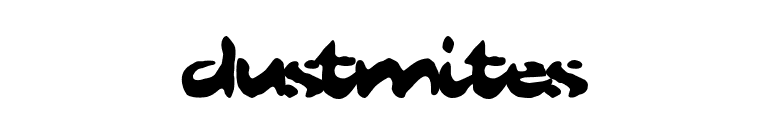 DustMites font preview