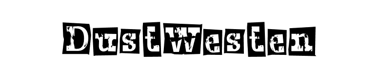 DustWesten font preview