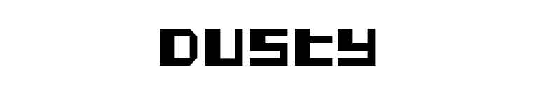 Dusty font preview